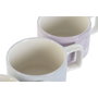 DKD Home Decor Set de Café de 4 Piezas Verde LINEAS 2023