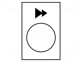 SCHNEIDER ELECTRIC Etiqueta de flechas blanca 30x40mm