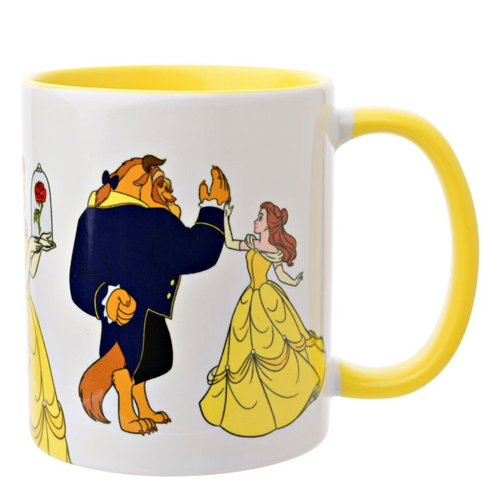 WIDDOP & CO Taza Bella La Bella y la Bestia Disney 325ml Cerámica