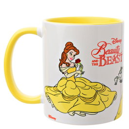 WIDDOP & CO Taza Bella La Bella y la Bestia Disney 325ml Cerámica