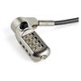 Startech NANO Cable de Seguridad para Portátil K-Slot, Candado con Combinación de 4 Dígitos, Cuña NANO, Longitud 2 m (6.6 ft)