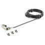 Startech NANO Cable de Seguridad para Portátil K-Slot, Candado con Combinación de 4 Dígitos, Cuña NANO, Longitud 2 m (6.6 ft)