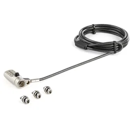 Startech NANO Cable de Seguridad para Portátil K-Slot, Candado con Combinación de 4 Dígitos, Cuña NANO, Longitud 2 m (6.6 ft)