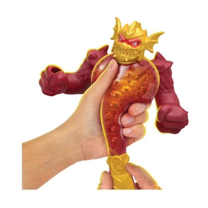 Bandai Goo Jit Zu Figura Heroes Stretch Blazagon - Figura Estirable y Apretable Colección Stretch Strikers para Niños +4 Años