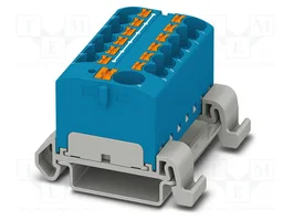 PHOENIX CONTACT PTFIX 10/12X4-NS35A BU Conector de Carril Azul