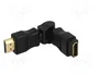 LogiLink Adaptador HDMI de ángulo 270° con Ethernet, negro