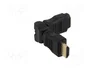 LogiLink Adaptador HDMI de ángulo 270° con Ethernet, negro