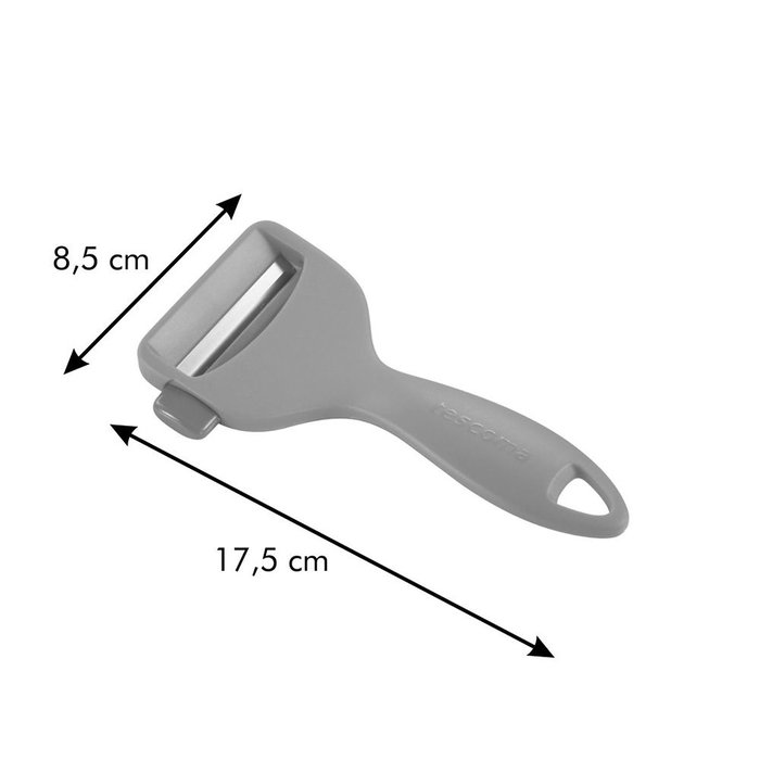 Tescoma Pelador Presto Expert Ajustable para Calabaza con Cuchilla de Acero Inoxidable y Tapa Protectora