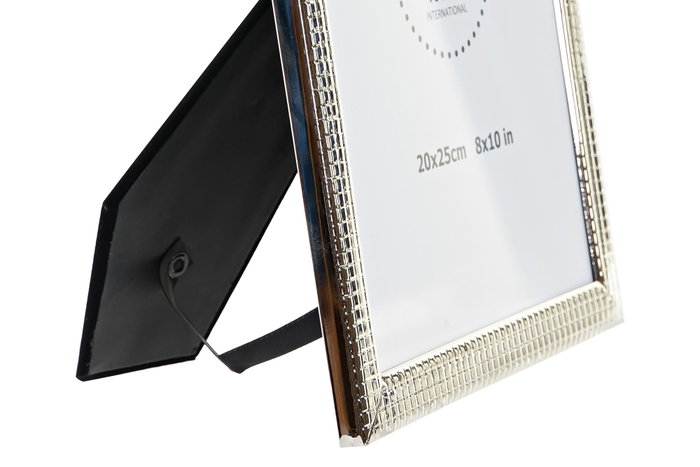 DKD Home Decor Marco de Fotos Metal Plateado 20x25 cm