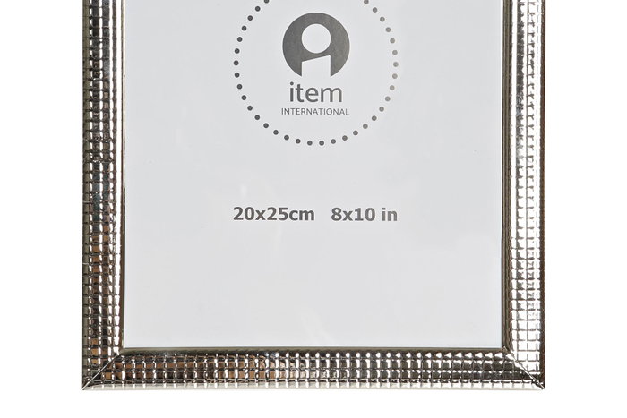 DKD Home Decor Marco de Fotos Metal Plateado 20x25 cm