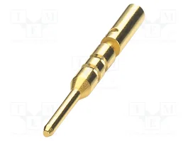 PHOENIX CONTACT Conector de contacto macho industrial redondo con contactos dorados