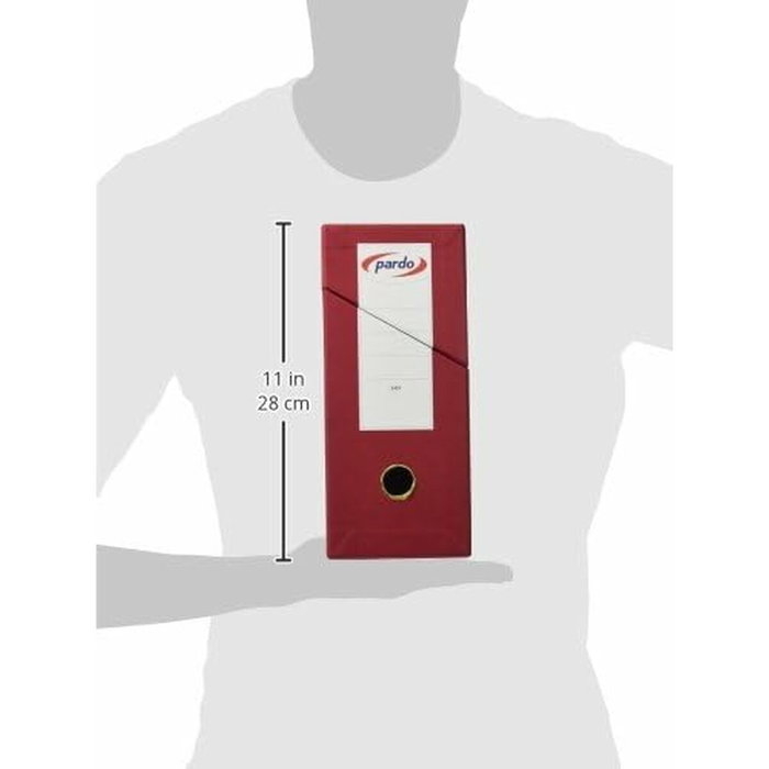 Pardo Caja de Transferencia Folio Forrada con Doble Estuche Interior Roja Pardo Caja de Transferencia Folio Forrada con Doble Estuche Interior Roja