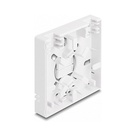 DeLOCK 87897 Caja de conexión de fibra óptica para montaje en pared blanco