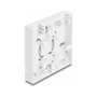 DeLOCK 87897 Caja de conexión de fibra óptica para montaje en pared blanco
