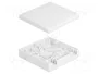 DeLOCK Caja de conexión de fibra óptica para montaje en pared, 2 x SC Simplex o LC Duplex, Blanco