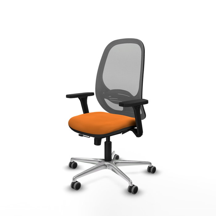 PIQUERAS Y CRESPO Silla de oficina Cilanco Naranja y Gris