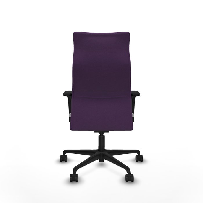 PIQUERAS Y CRESPO Sillón Albacete Morado con Mecanismo Sincro y Brazos 1D