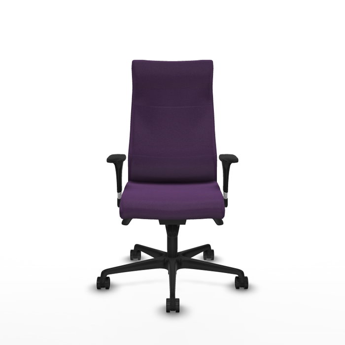PIQUERAS Y CRESPO Sillón Albacete Morado con Mecanismo Sincro y Brazos 1D