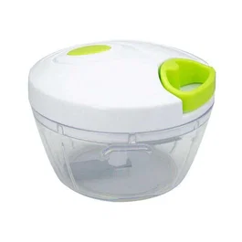 Thulos Picador Manual Mini TH-KA001 para Alimentos con 2 Cuchillas, Recipiente Transparente y Diseño Compacto - 190 g