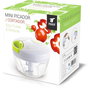 Thulos Picador Manual Mini TH-KA001 para Alimentos con 2 Cuchillas, Recipiente Transparente y Diseño Compacto - 190 g