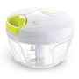 Thulos Picador Manual Mini TH-KA001 para Alimentos con 2 Cuchillas, Recipiente Transparente y Diseño Compacto - 190 g
