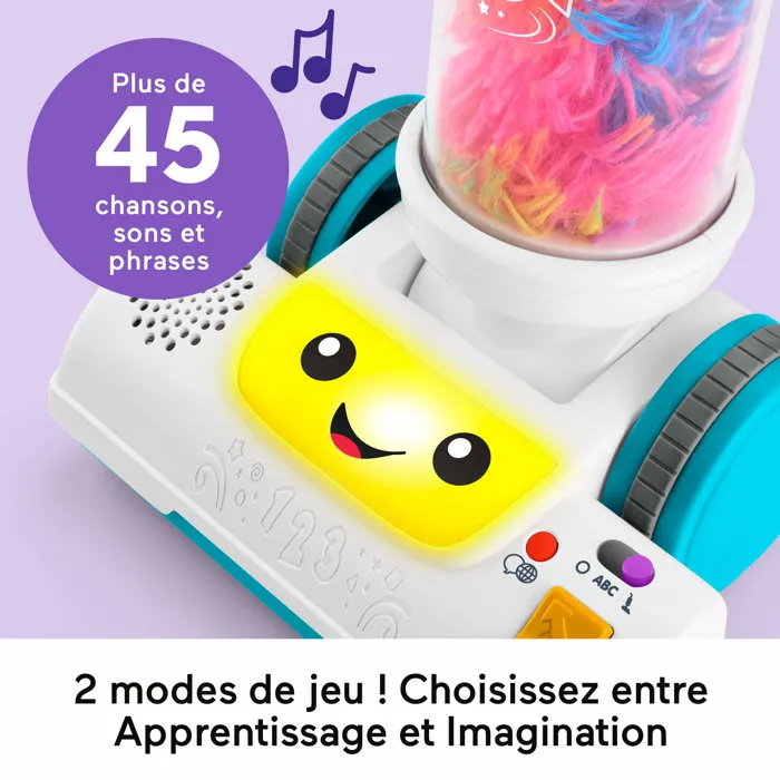 Fisher-Price Mi Primera Aspiradora de Actividades, JMM33