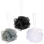 Cosmetic Club Juego 3 Esponjas Flor Ducha Cosmetic Club Gris Rosa Blanco Negro Fucsia