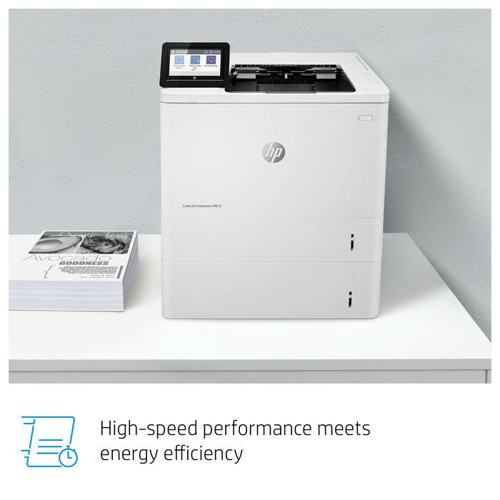 HP LaserJet Enterprise M612dn Impresora Láser con JetIntelligence, Rendimiento, Eficiencia Energética y Seguridad Avanzada