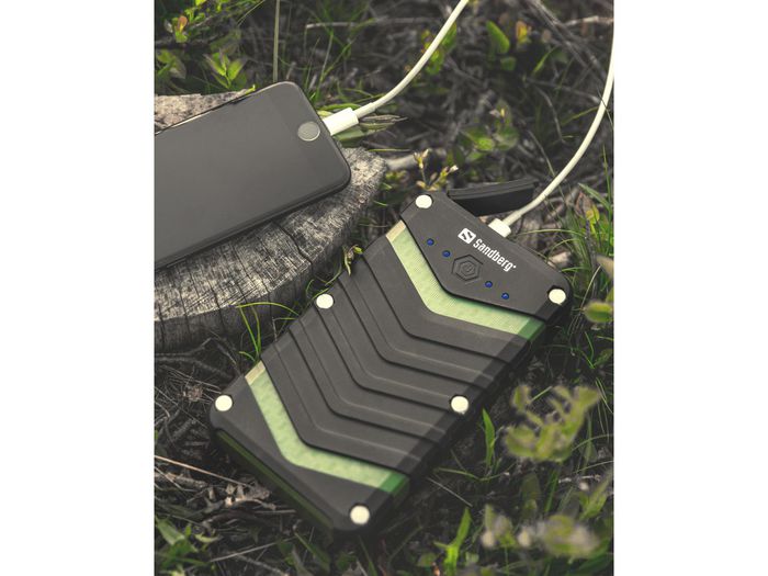 Sandberg Survivor Powerbank 20000 mAh Batería Externa IP67 Resistente al Agua y Linterna LED Carga 2 Dispositivos