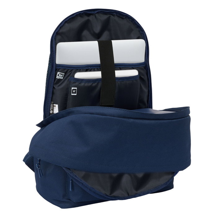 Safta Mochila Real Madrid Azul Marino con USB para Portátil 15,6 pulgadas