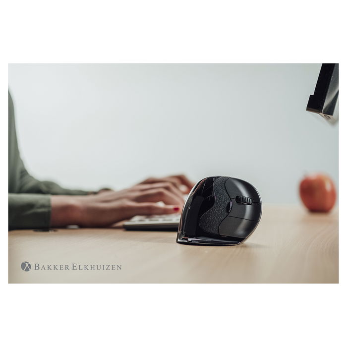 Evoluent D Ratón Ergonómico Vertical USB 3200 DPI Mano Derecha Negro