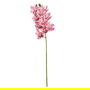 Flor Orquídea Rosa Goma Decoración 71 cm (Set de 4)