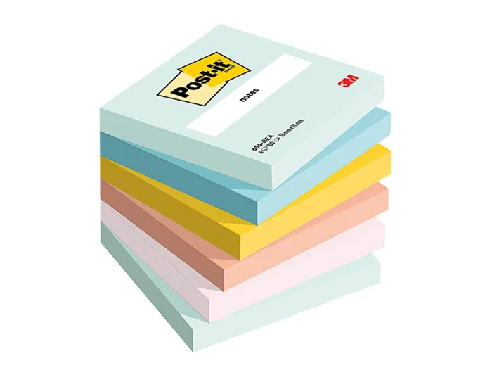 Post-it Bloc de Notas Adhesivas Beachside 76x76 mm 100 Hojas PEFC Pack 6 Unidades Surtidos Post-it Bloc de Notas Adhesivas Beachside 76x76 mm 100 Hojas PEFC Pack 6 Unidades Surtidos