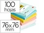 Post-it Bloc de Notas Adhesivas Beachside 76x76 mm 100 Hojas PEFC Pack 6 Unidades Surtidos