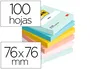 Post-it Bloc de Notas Adhesivas Beachside 76x76 mm 100 Hojas PEFC Pack 6 Unidades Surtidos