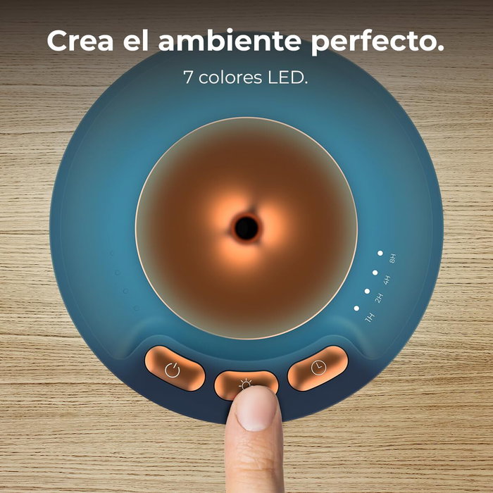 Cecotec Humidificador PureAroma 3000 10L Azul, 10W, Bluetooth, LED, Aromaterapia, Altavoz