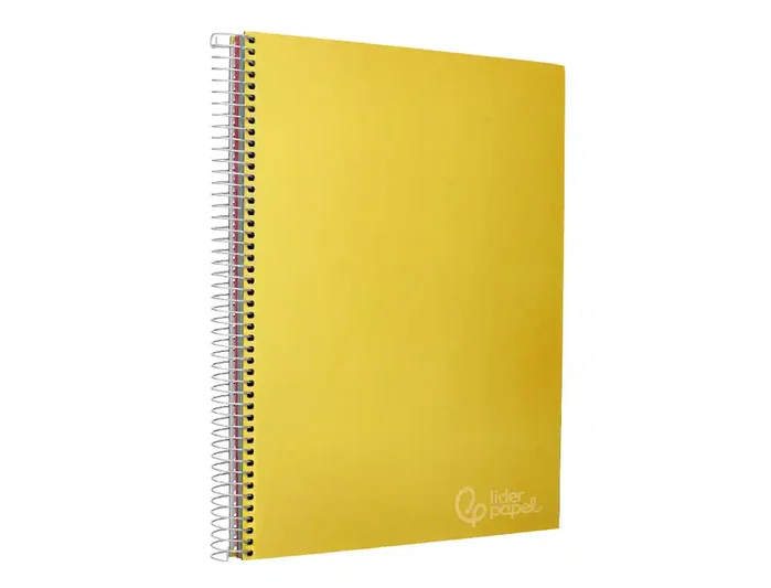 Liderpapel Cuaderno Espiral A4 Micro Jolly Tapa Forrada Amarillo 140 Hojas 75g Cuadro 5mm Liderpapel Cuaderno Espiral A4 Micro Jolly Tapa Forrada Amarillo 140 Hojas 75g Cuadro 5mm