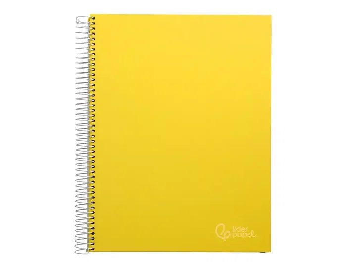 Liderpapel Cuaderno Espiral A4 Micro Jolly Tapa Forrada Amarillo 140 Hojas 75g Cuadro 5mm Liderpapel Cuaderno Espiral A4 Micro Jolly Tapa Forrada Amarillo 140 Hojas 75g Cuadro 5mm