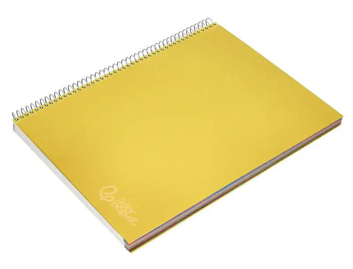 Liderpapel Cuaderno Espiral A4 Micro Jolly Tapa Forrada Amarillo 140 Hojas 75g Cuadro 5mm Liderpapel Cuaderno Espiral A4 Micro Jolly Tapa Forrada Amarillo 140 Hojas 75g Cuadro 5mm