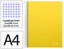 Liderpapel Cuaderno Espiral A4 Micro Jolly Tapa Forrada Amarillo 140 Hojas 75g Cuadro 5mm
