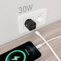 Aisens Cargador GaN 30W USB-C Negro ASCH-30W1P019-BK
