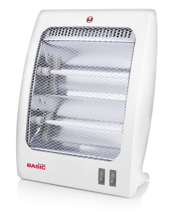 Basic Home Calefactor Eléctrico 400-800W 8 cm x 36 cm x 25 cm (4 Unidades)