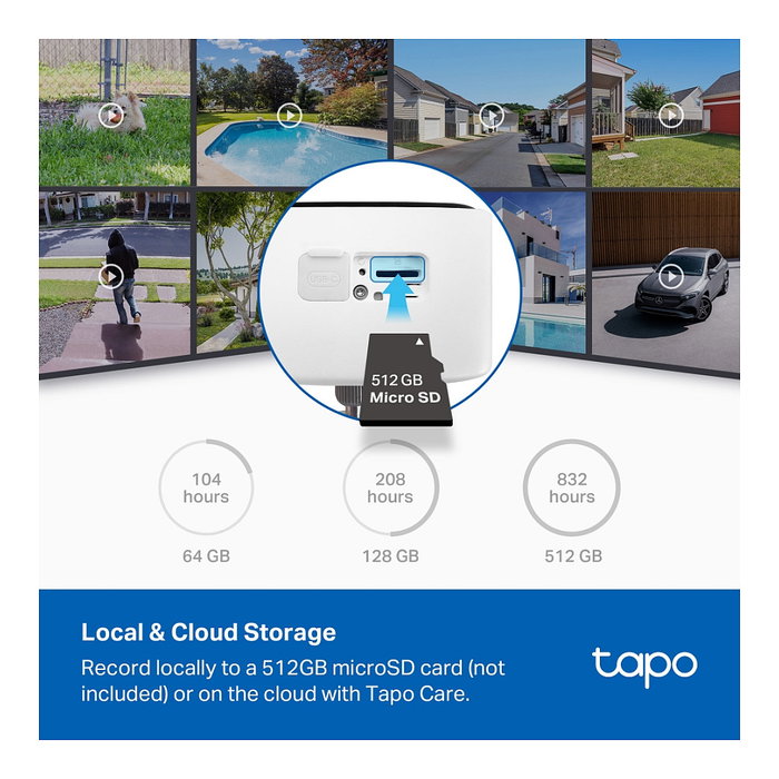 TP-Link Tapo C400 KIT Caja de cámara de seguridad IP para exterior con resolución de 1920 x 1080 píxeles