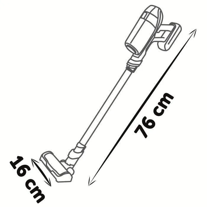 Smoby SMO3032163302230 Aspiradora escoba Rowenta X Force Flex para 3 años