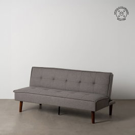 Ixia Sofá-cama Gris de Madera y Metal