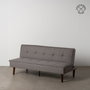 Ixia Sofá-cama Gris de Madera y Metal