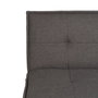 Ixia Sofá-cama Gris de Madera y Metal