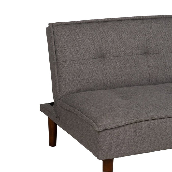 Ixia Sofá-cama Gris de Madera y Metal