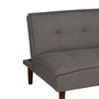 Sofá-Cama Gris Metal-Madera Salón 181 X 102 X 85 cm