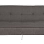 Sofá-Cama Gris Metal-Madera Salón 181 X 102 X 85 cm